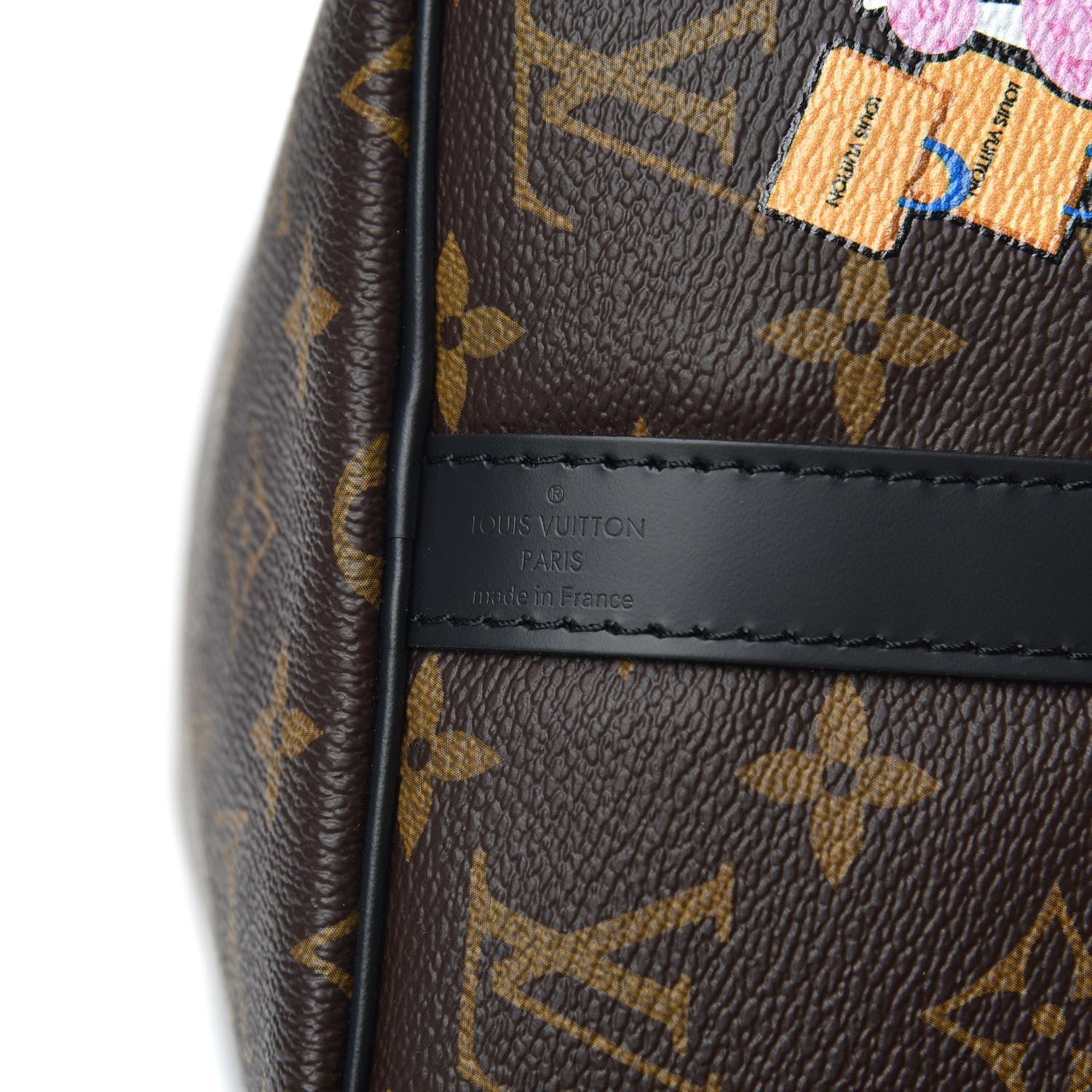 Louis Vuitton Monogram My World Tour Speedy Bandouliere 30 Black 9 of 10