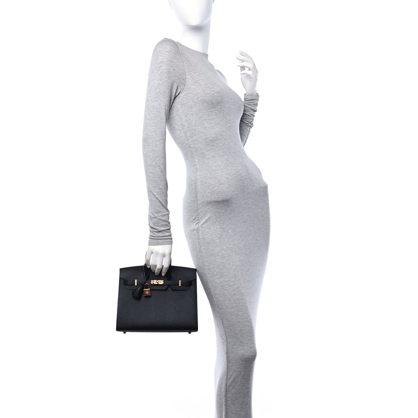 Epsom Birkin Sellier 25 Black