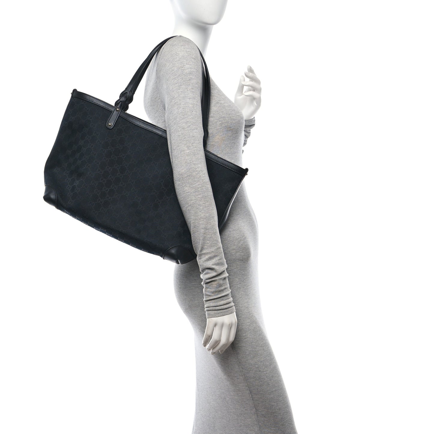 Monogram Medium Craft Tote Black