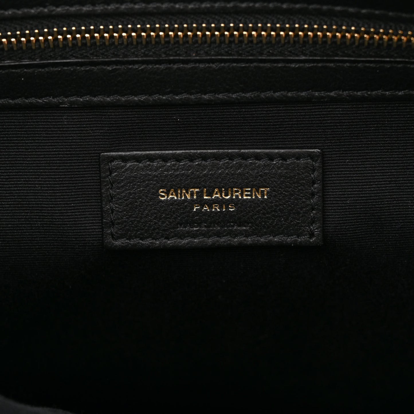 Canvas All-Over Monogram Cabas Tote Beige Black