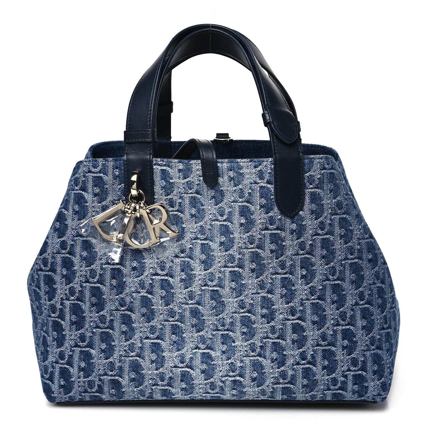 Christian Dior Denim Jacquard Oblique Medium Toujours Blue 1721891