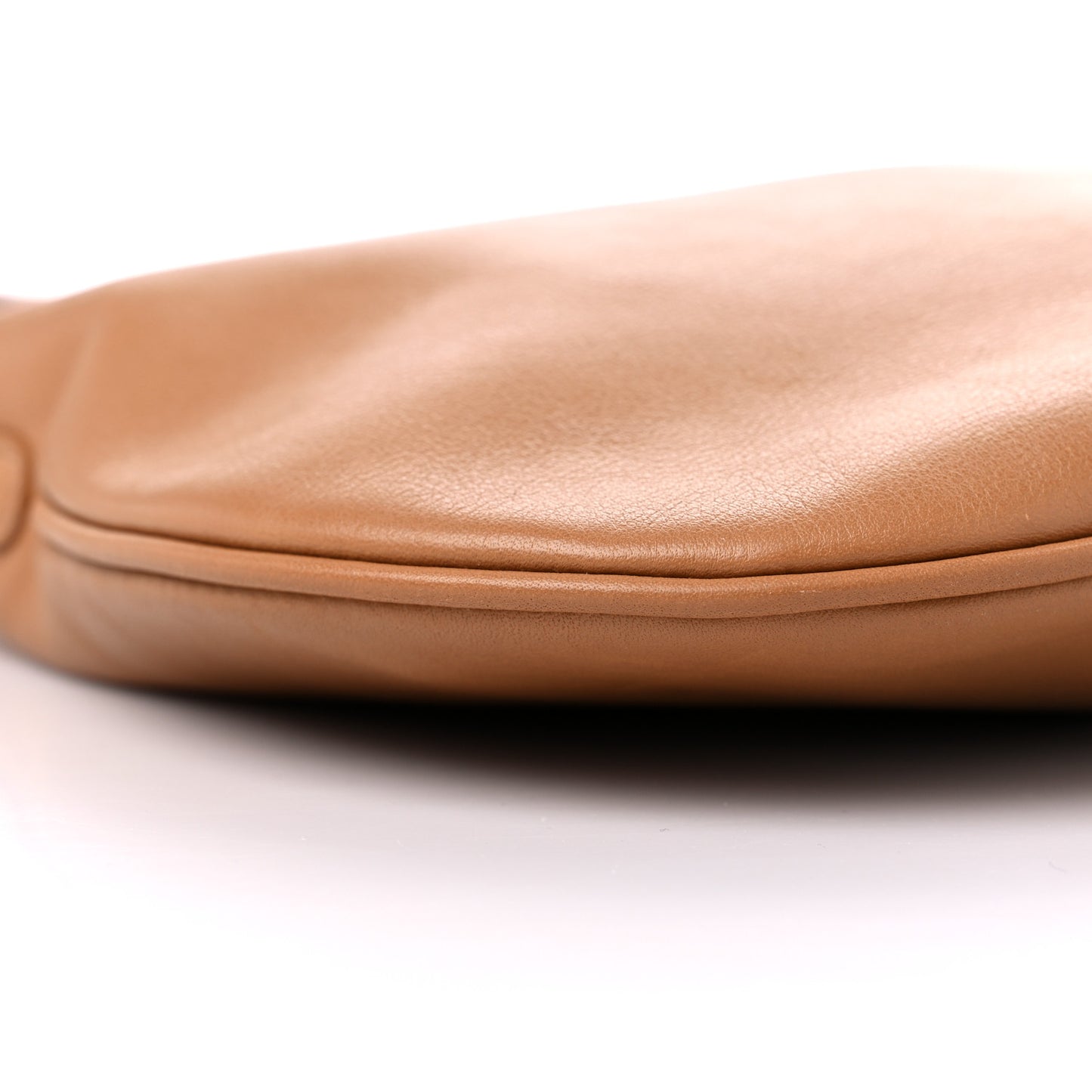 Calfskin Mini Swing Shoulder Bag Caramel