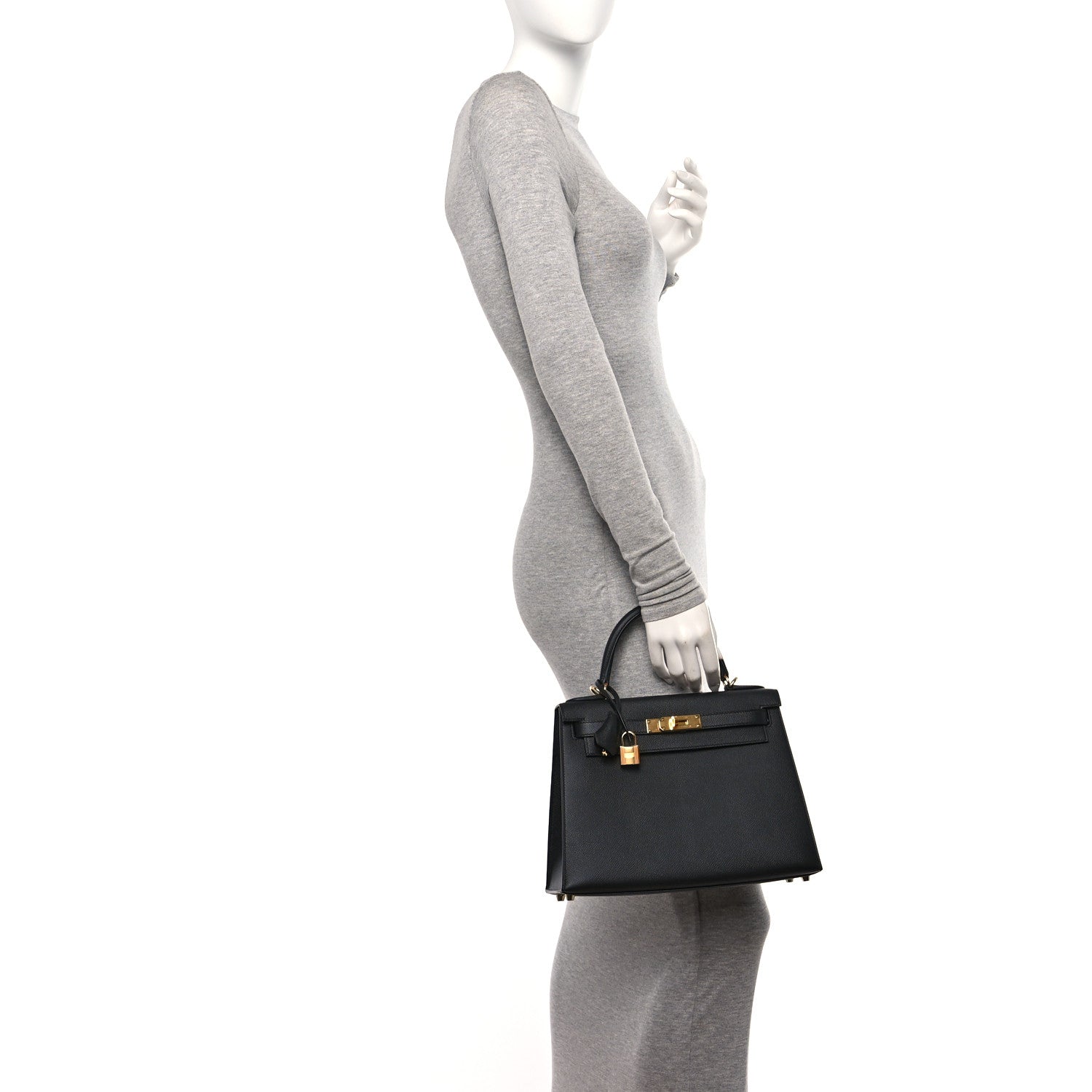 Hermes Epsom Kelly Sellier 28 Black 2 of 11