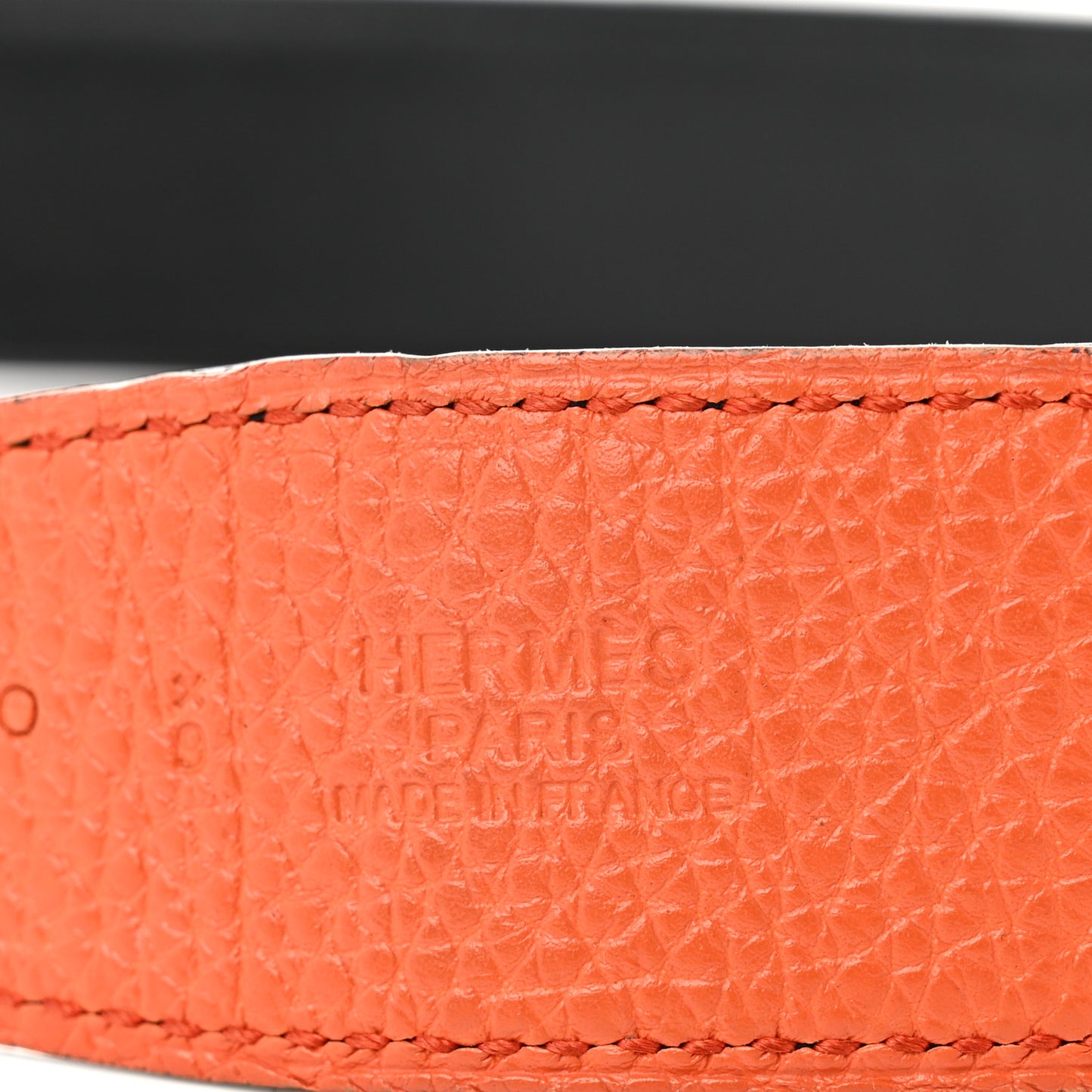 Swift Togo Constance H Belt 80 Black Orange