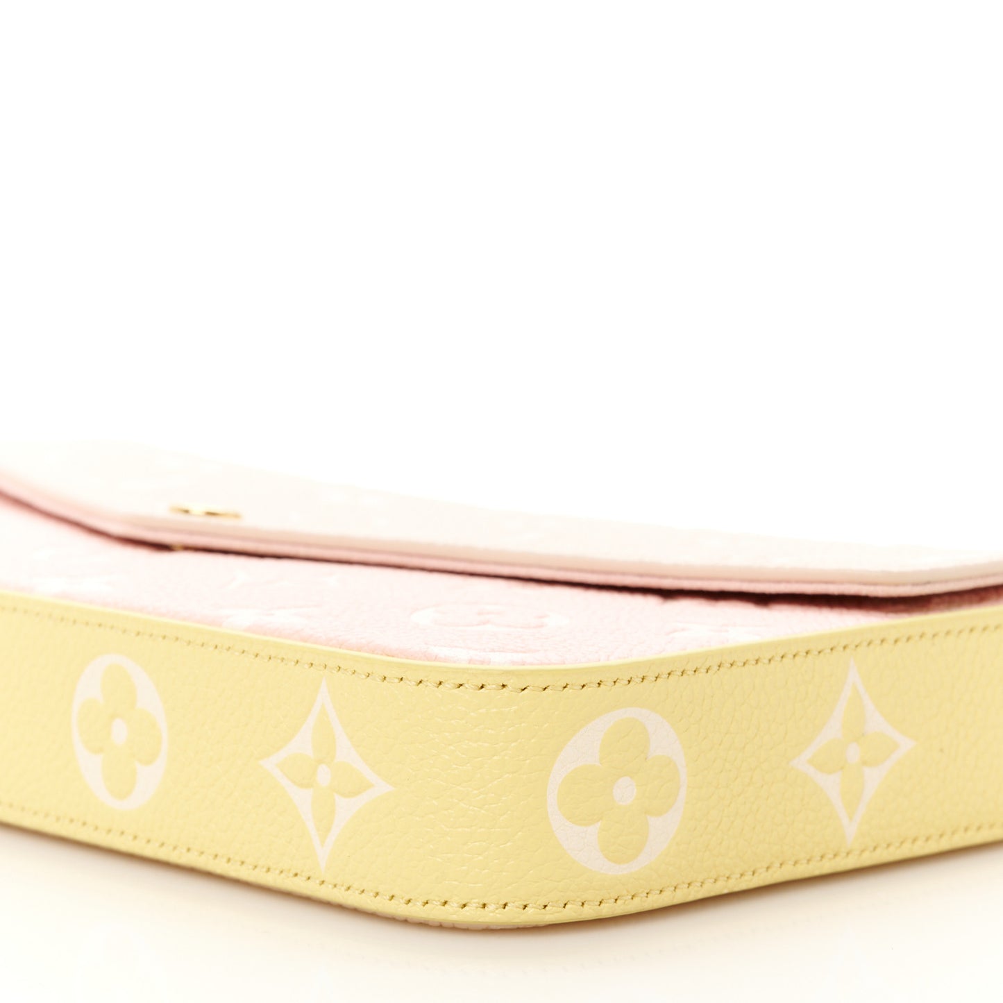 Empreinte Spring in the City Felicie Pochette Chain Wallet Pink Beige Yellow