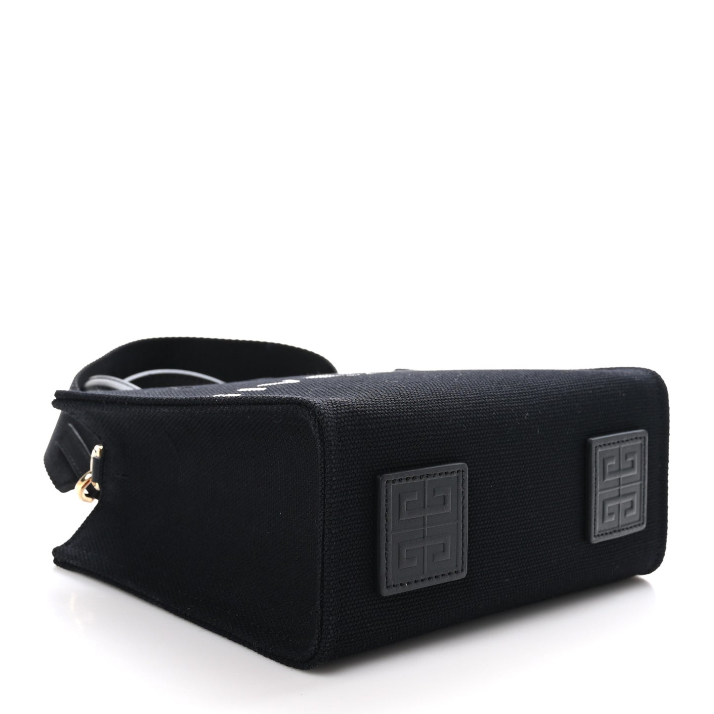 Canvas Mini Bond Shopper Tote Black