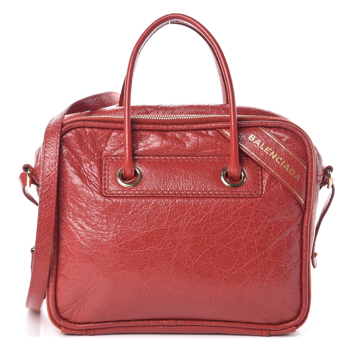 Agneau S Blanket Square Tote Rouge Brique