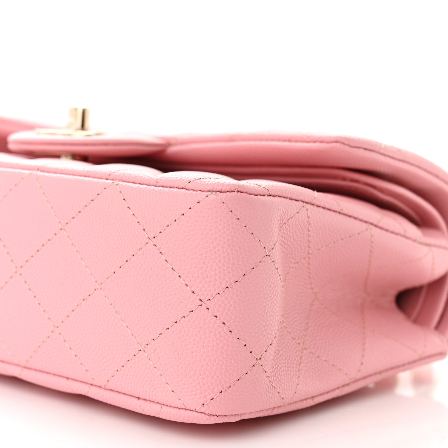 Chanel Caviar Quilted Small Double Flap Pink 10 of 11