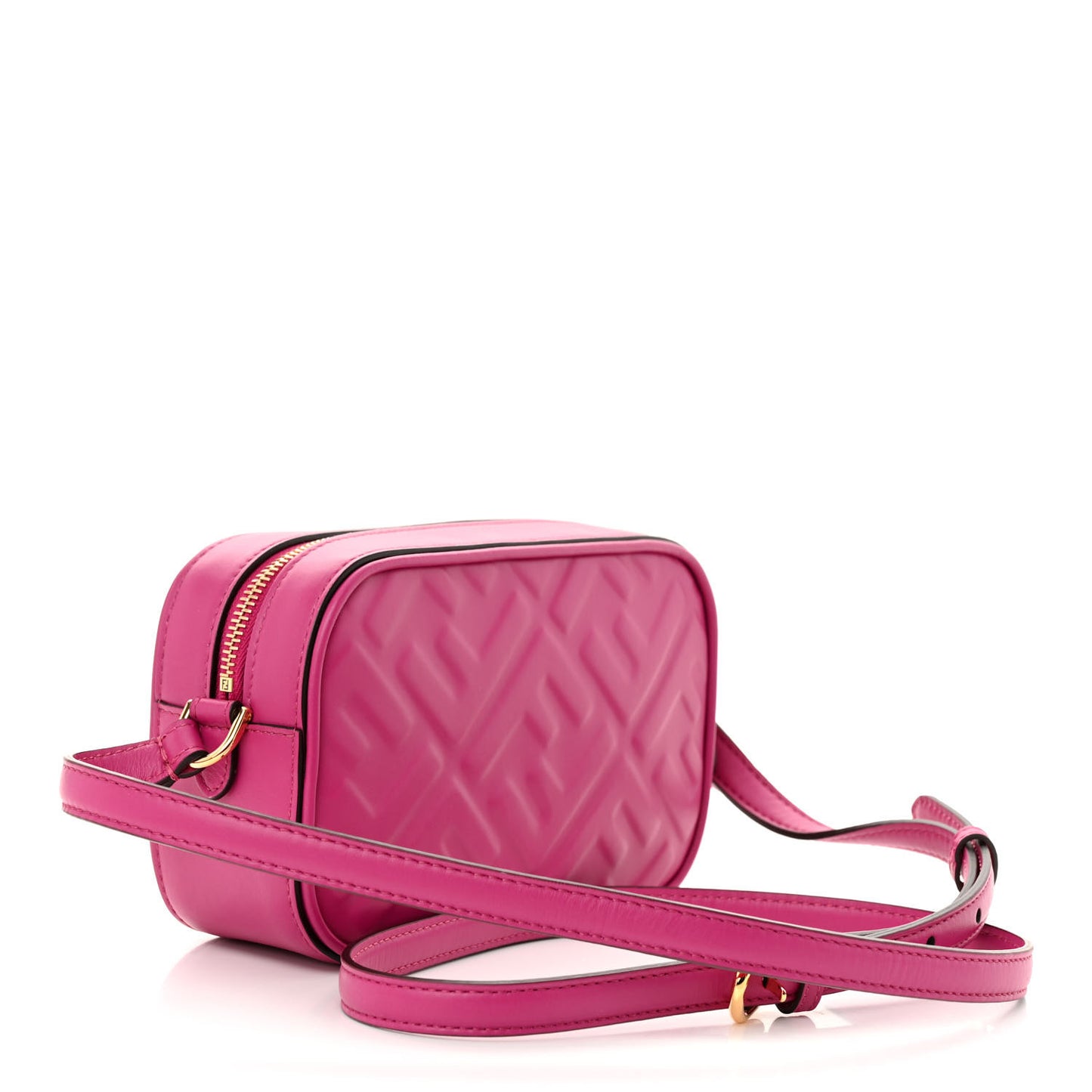 Vitello Epoque FF Embossed Camera Case Ciclamino Pilar