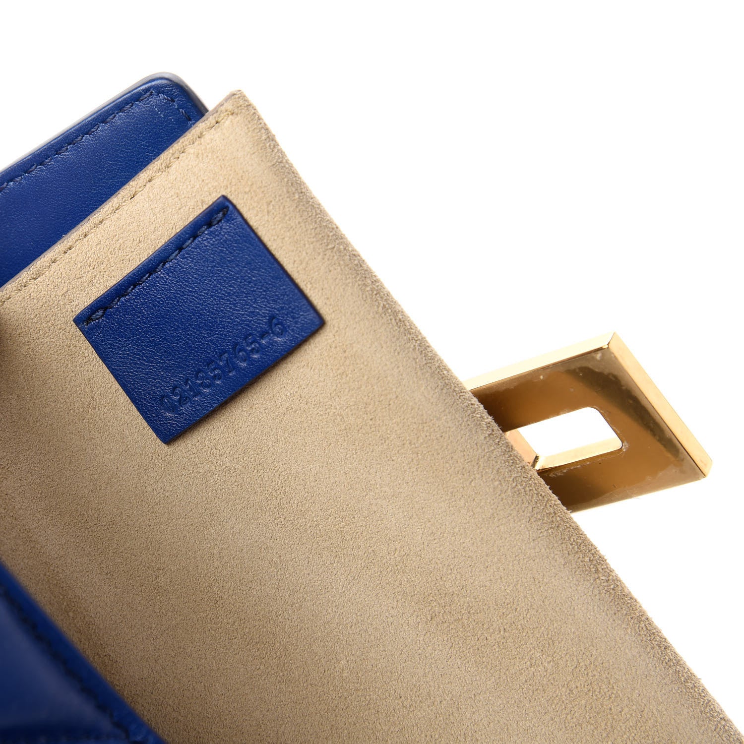 Chloe Calfskin Quilted Mini Drew Bijou Shoulder Bag Majesty Blue 9 of 10