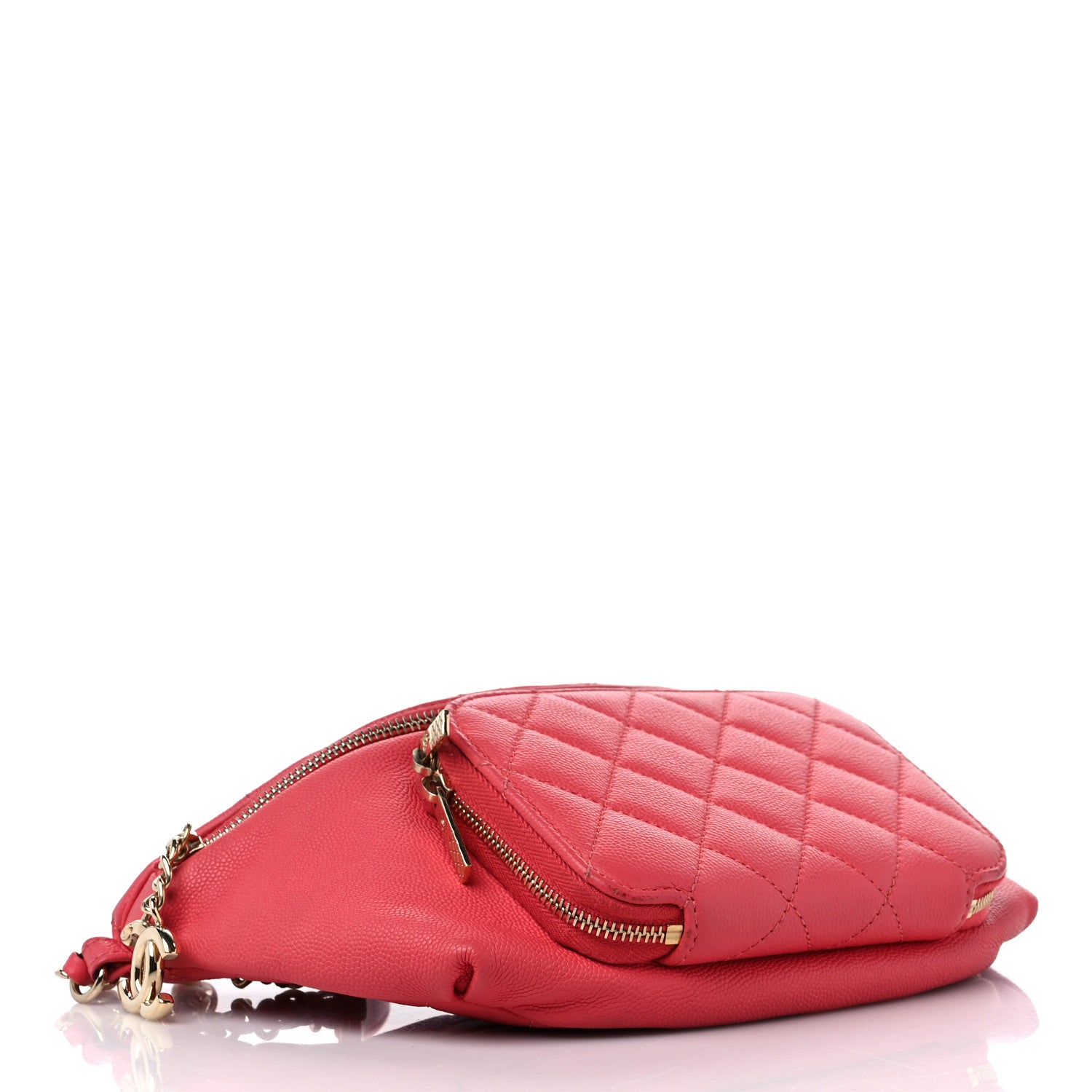Chanel Caviar Quilted Business Affinity Waist Belt Bag Pink 4 of 13