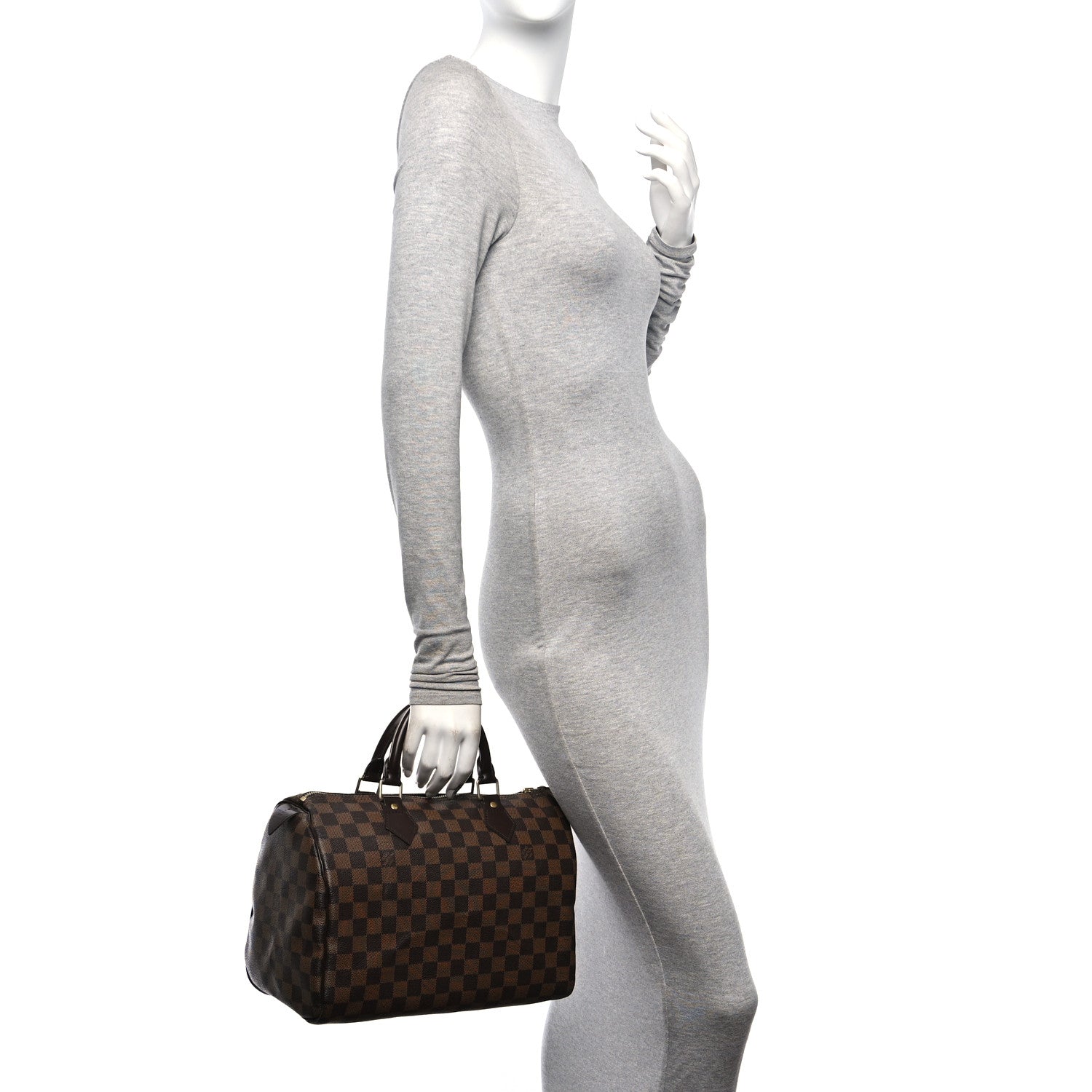 Louis Vuitton Damier Ebene Speedy 30 2 of 11