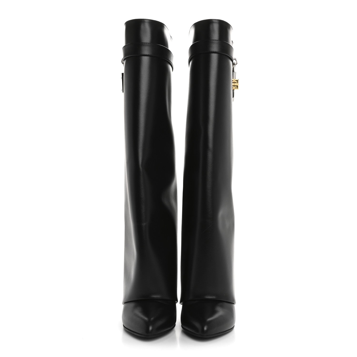 Givenchy Calfskin Shark Lock Pant Boots 39 Black 2 of 8