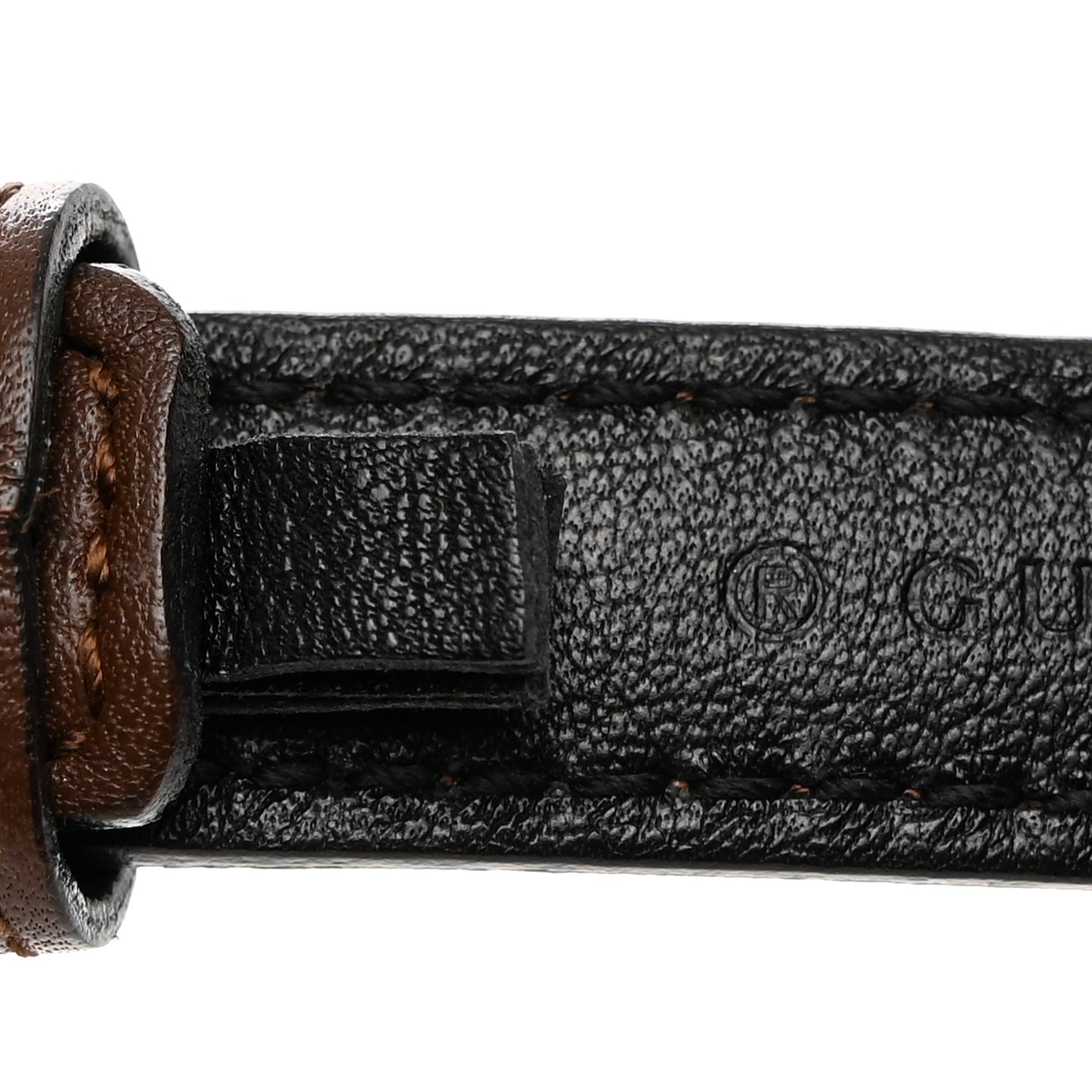 Moon Calfskin Nickel Interlocking G 20mm Belt 70 28 Brown