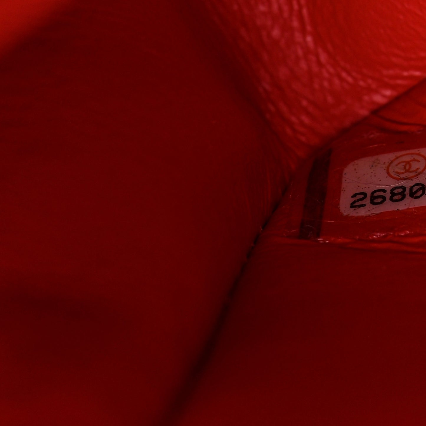 Caviar Quilted Medium Double Flap Red