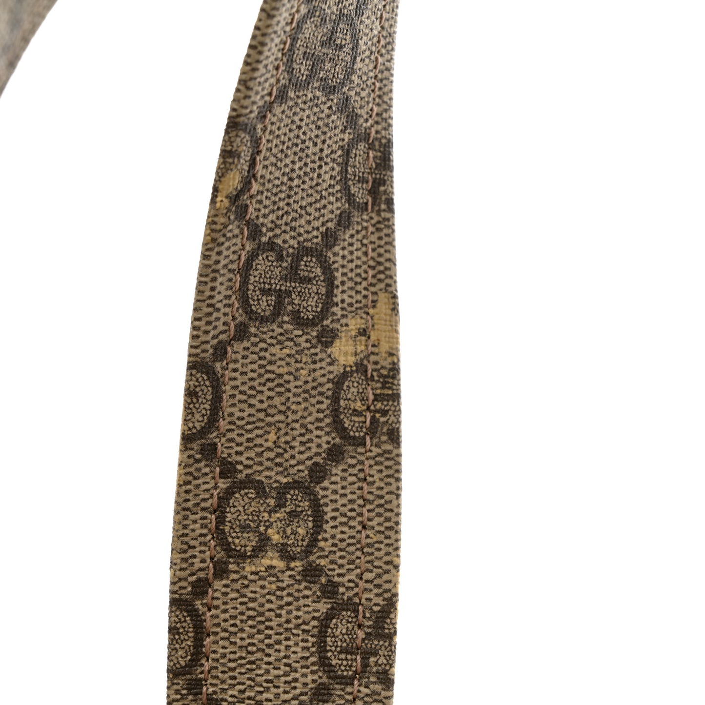 GG Plus Monogram Medium Signature Web Loop Tote Brown