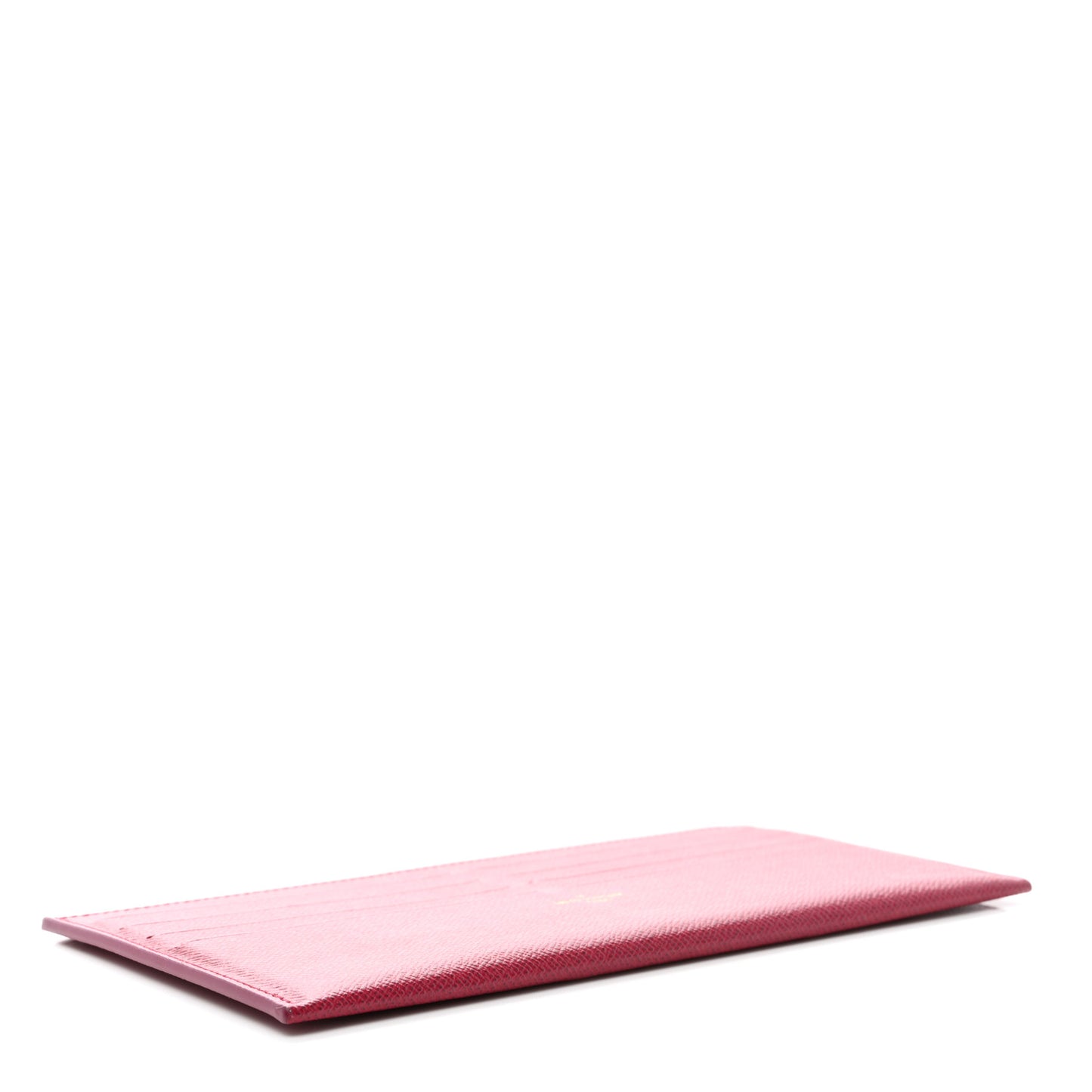 Calfskin Felicie Card Holder Insert Fuchsia