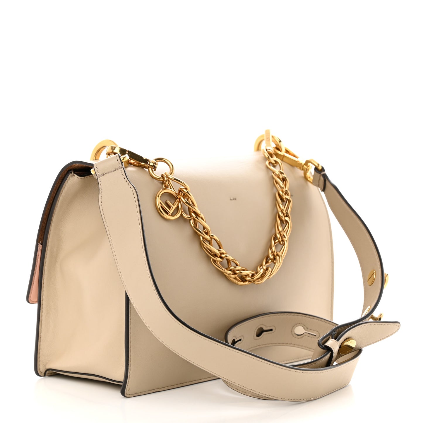 Vitello Grace Matte F is Fendi Kan U Shoulder Bag Nuvola