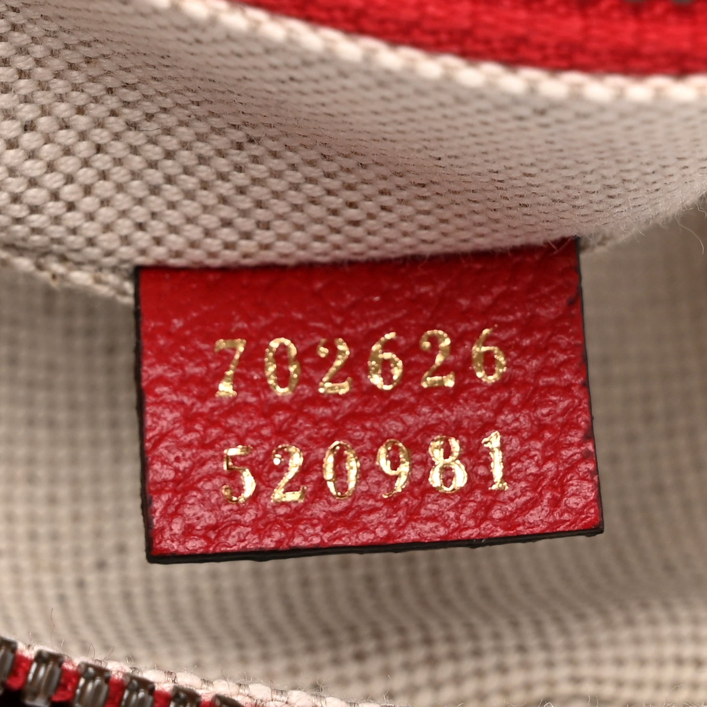 X ADIDAS Calfskin Small Ophidia Round Shoulder Bag White Red