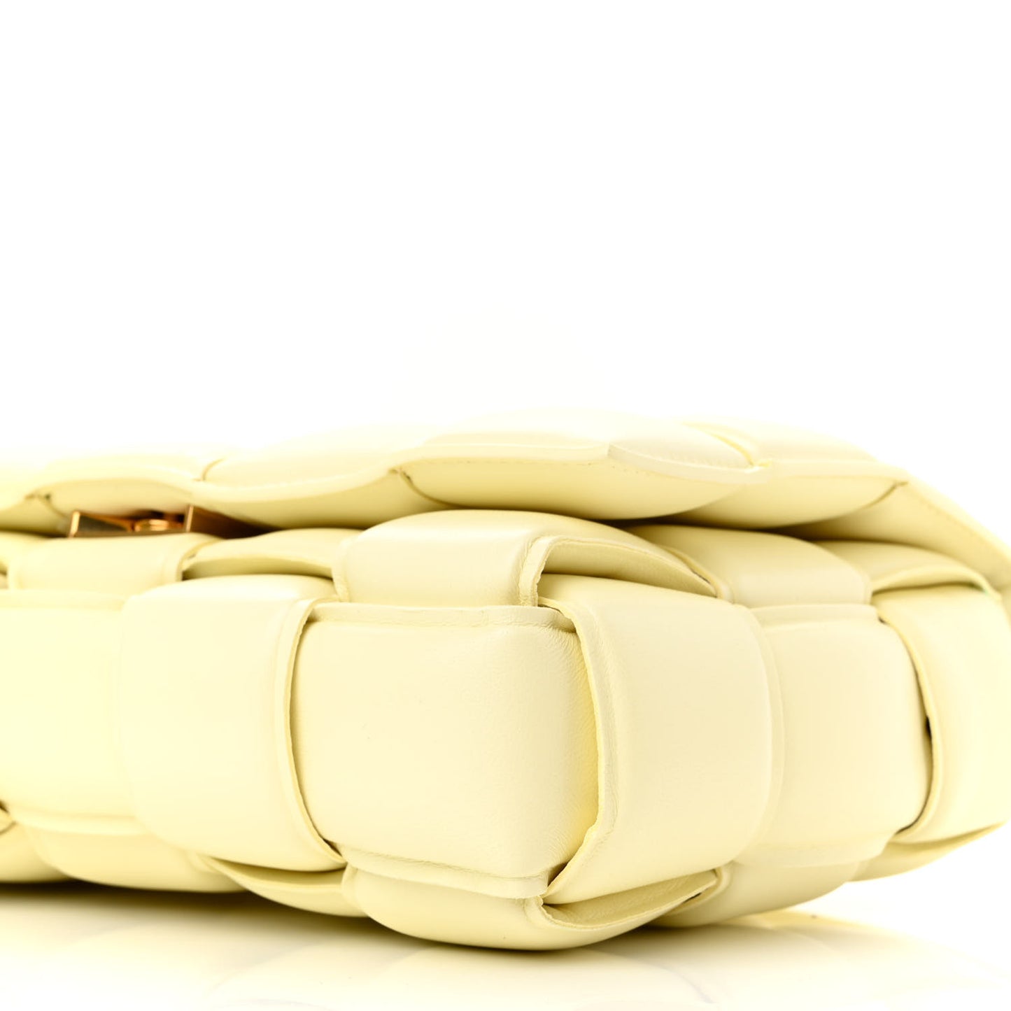 Nappa Maxi Intreccio Padded Cassette Crossbody Bag Zest