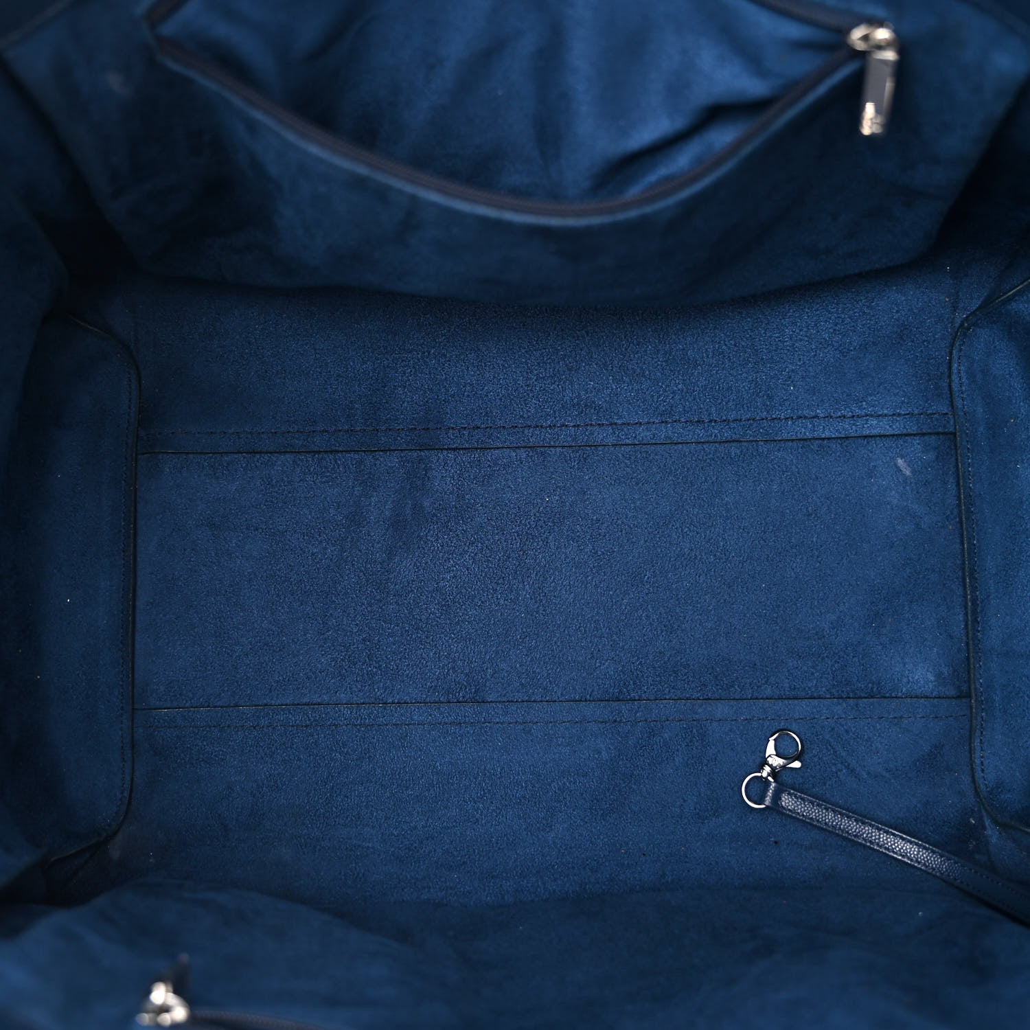 Chanel Caviar Large Studded Deauville Tote Navy 5 of 12