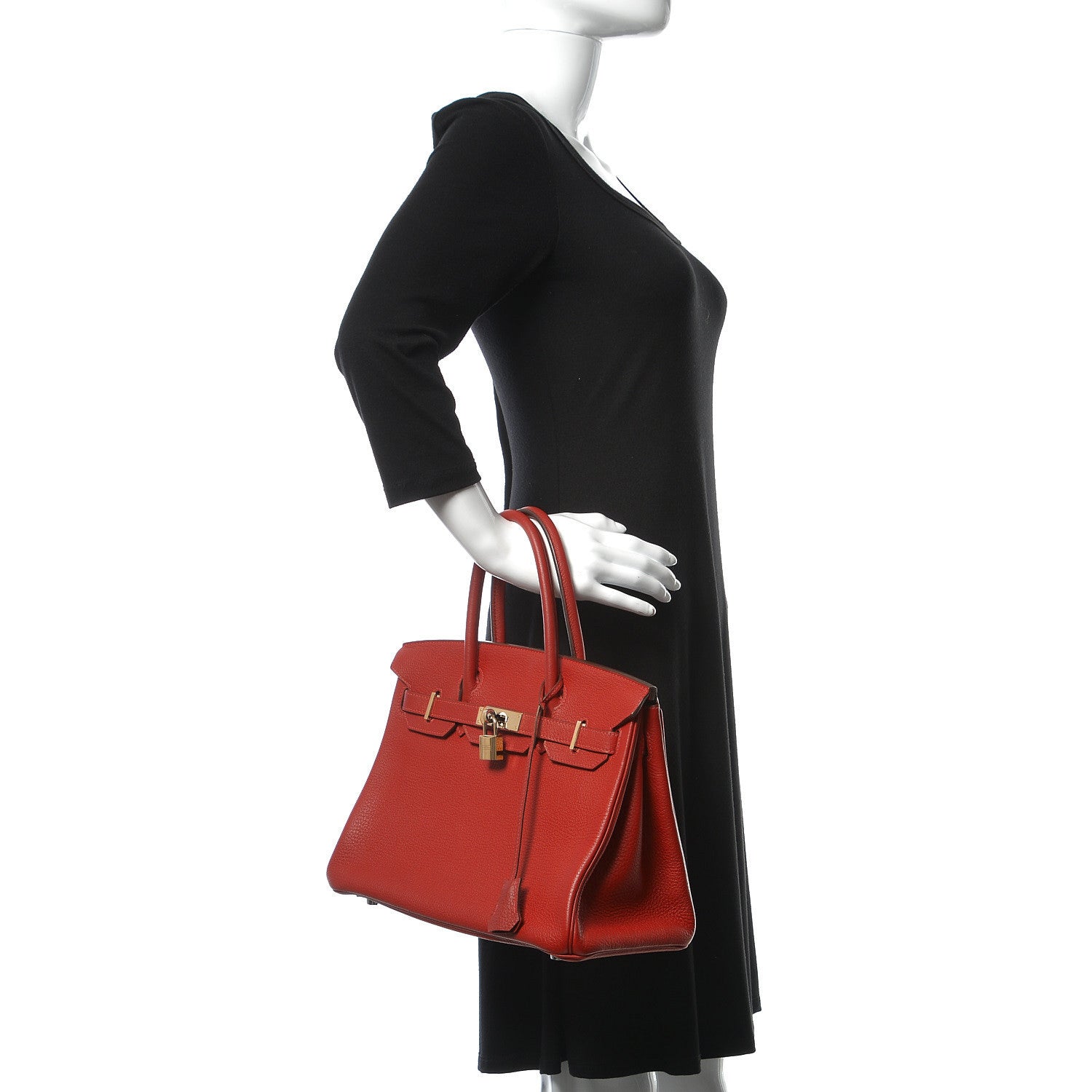 Hermes Togo Birkin 30 Rouge Garance 2 of 11