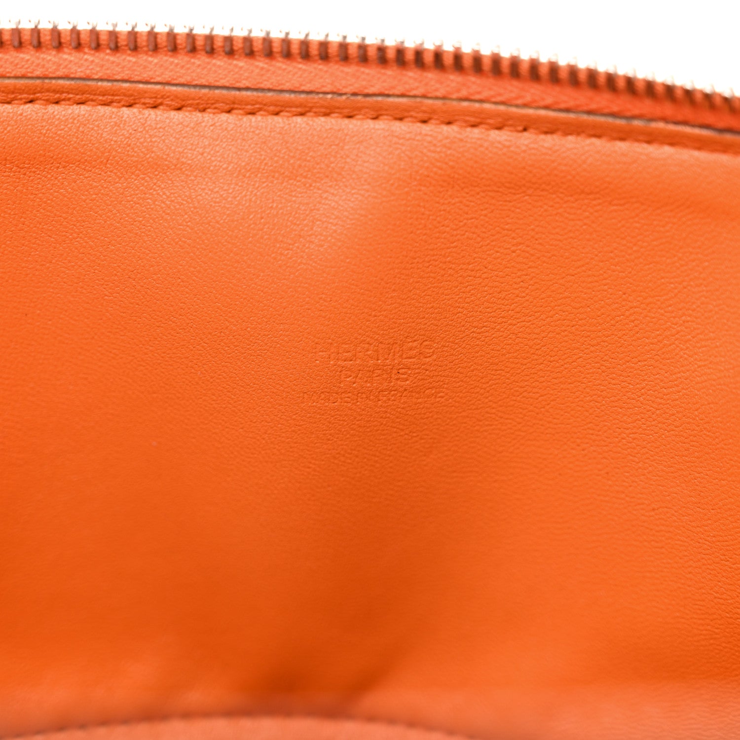 Hermes Taurillon Clemence Bolide 31 Orange 6 of 17