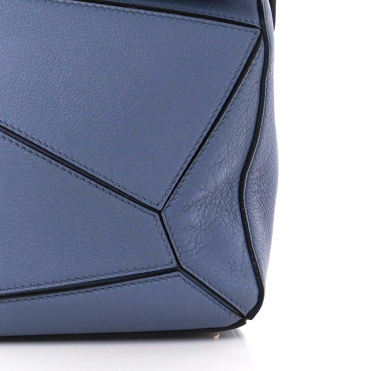 Calfskin Medium Puzzle Bag Blue