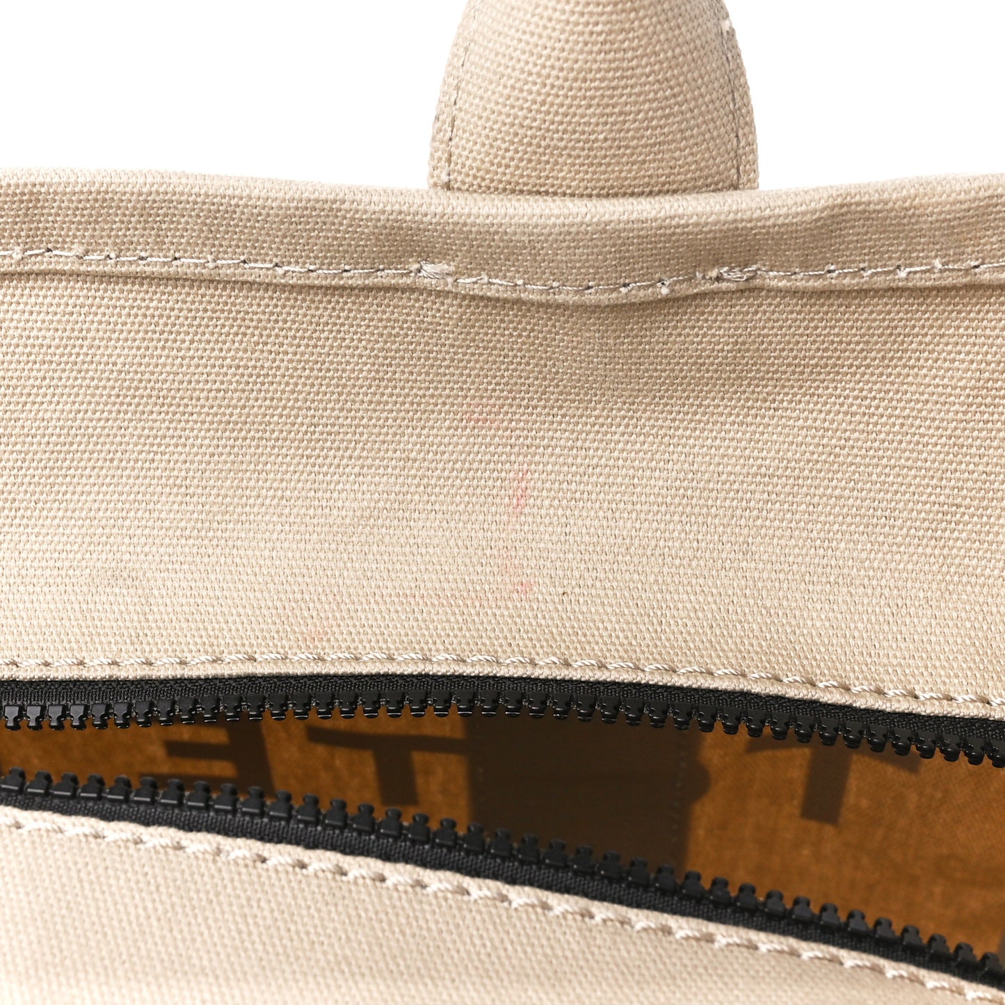 Cotton Canvas Large The Tote Bag Beige