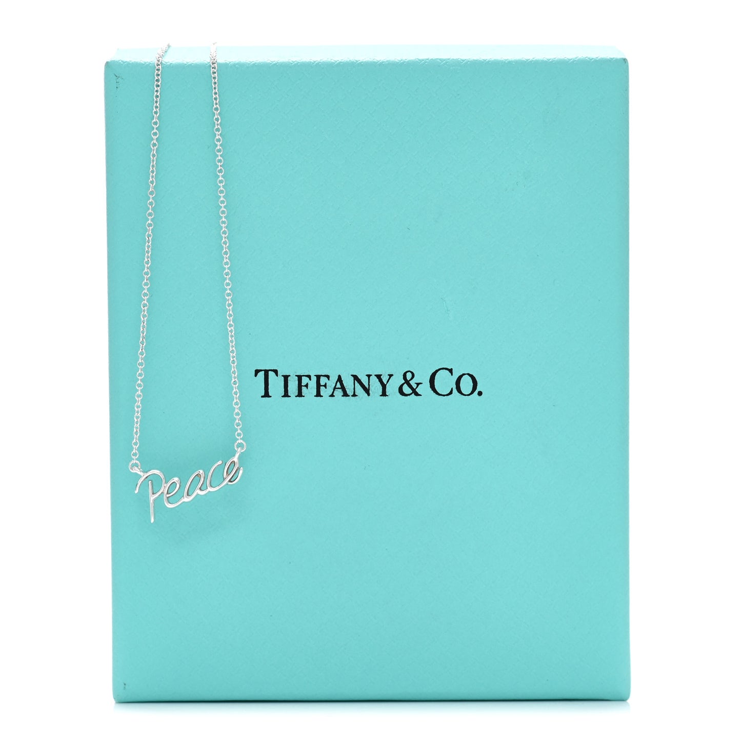 Sterling Silver Paloma's Graffiti Peace Necklace