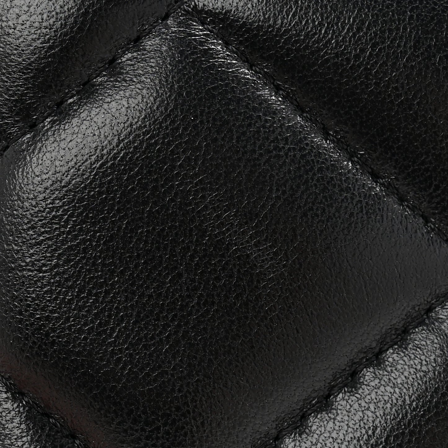 Lambskin Quilted Chanel 19 Flap Card Holder Black