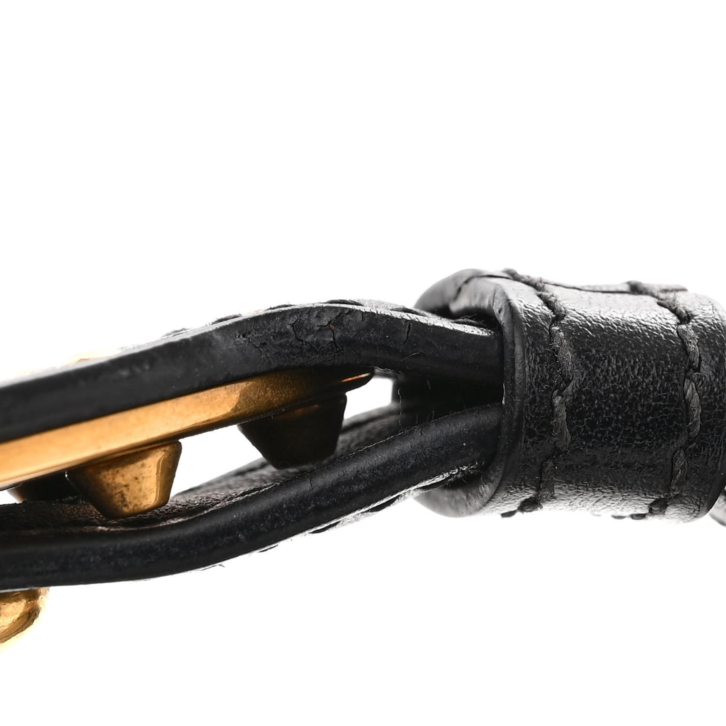 City Calf Saffiano Studded Cahier Bag Blue Fuoco