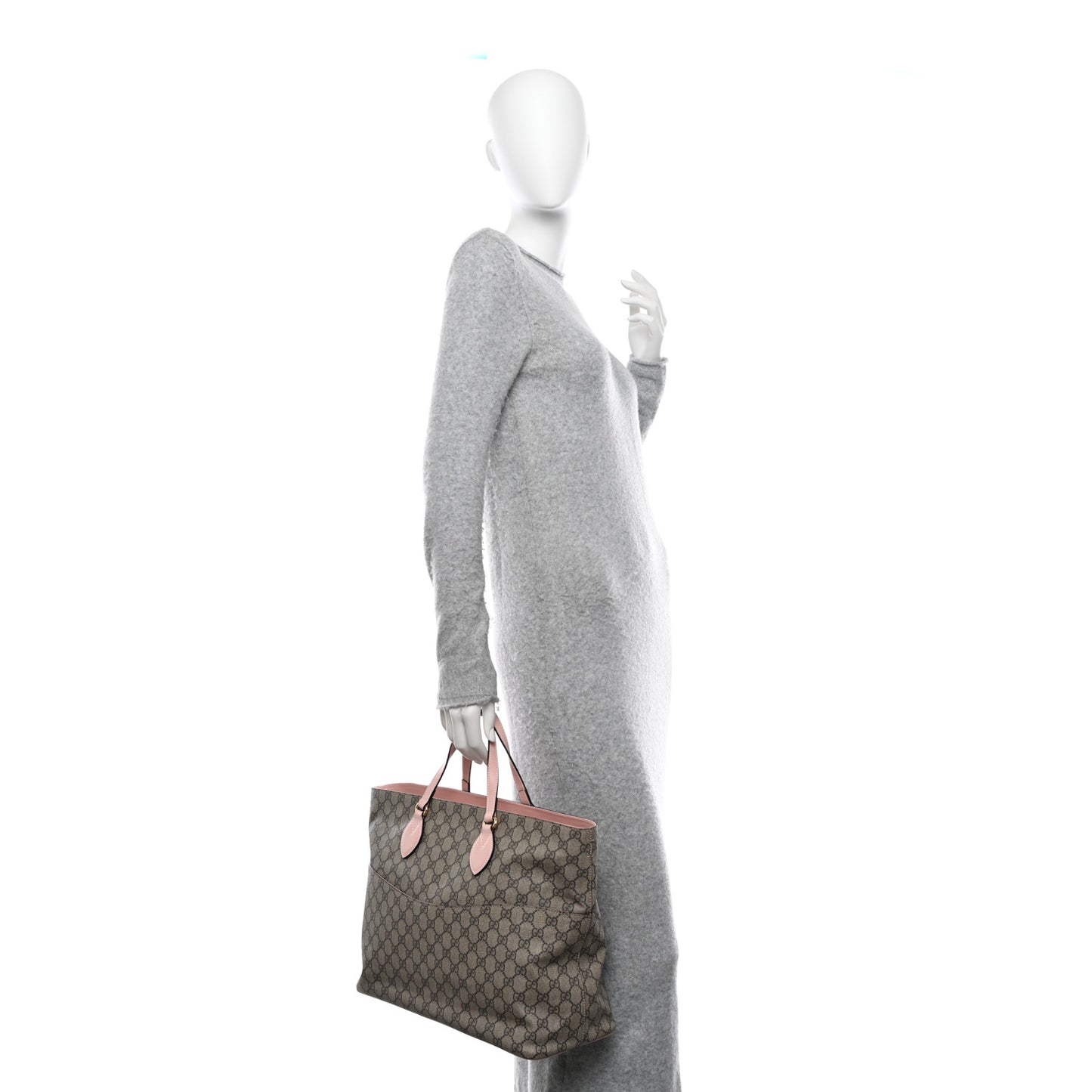 Soft GG Supreme Monogram Diaper Bag Pink