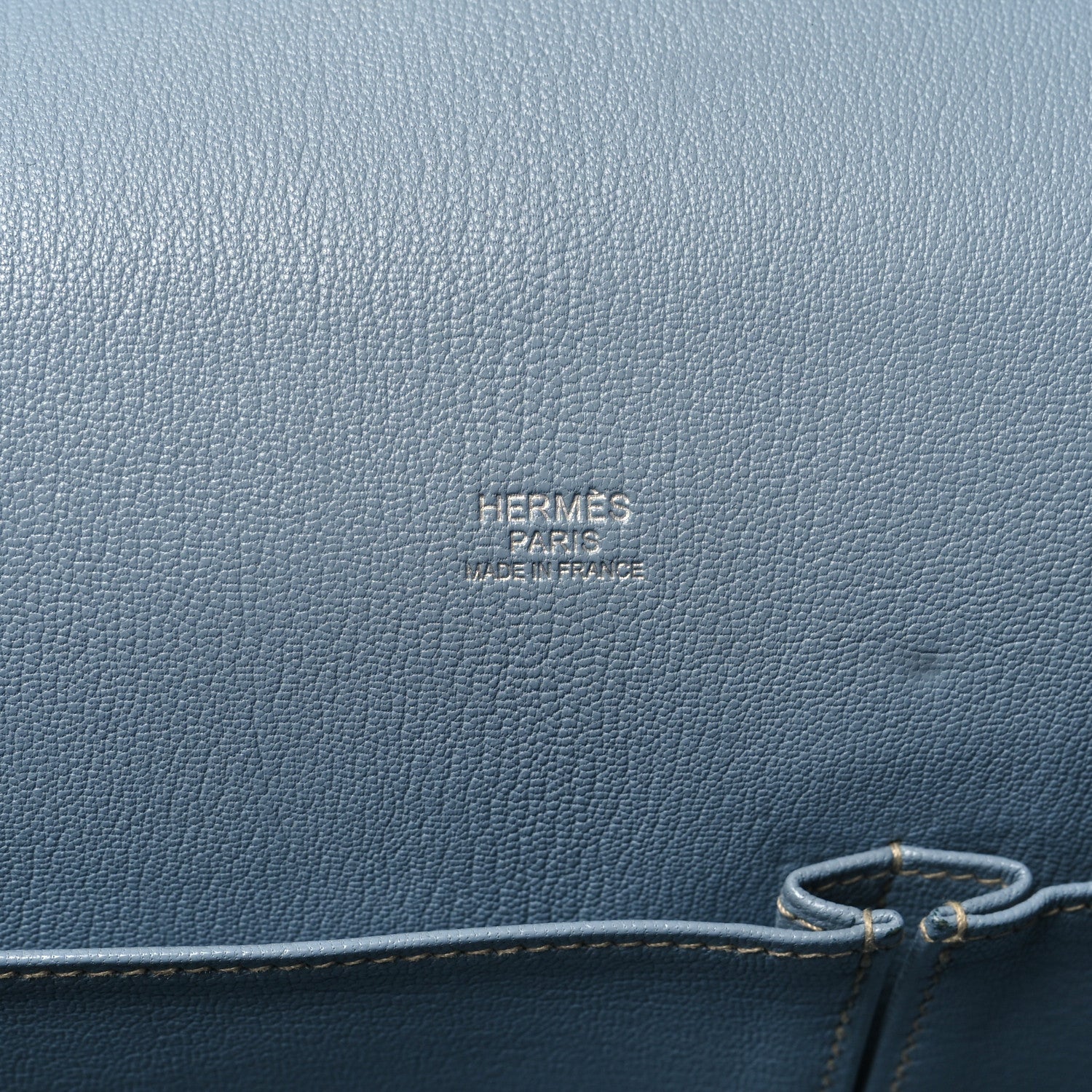 Hermes Taurillon Clemence Jypsiere 31 Bleu Lin 6 of 10