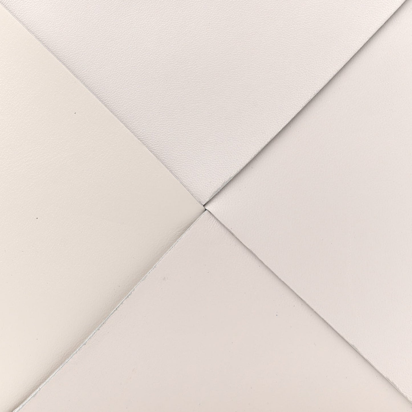 Nappa Maxi Intrecciato Hexagon Belt Bag White