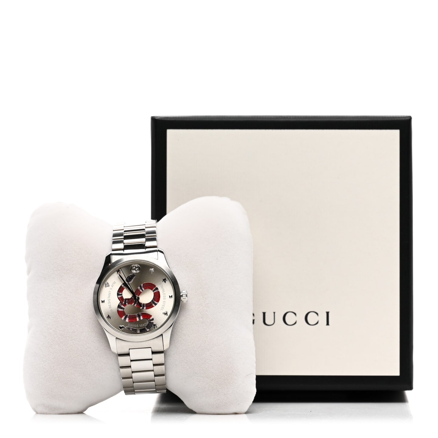 Stainless Steel 38mm G-Timeless Snake Quartz Watch