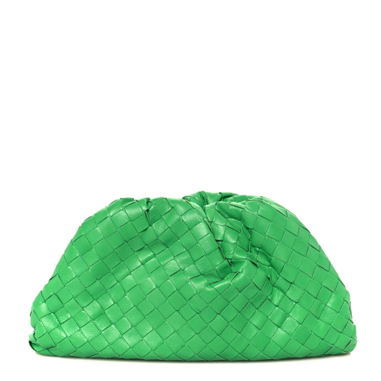 Bottega Veneta Nappa Intrecciato Teen Pouch Parakeet 1785693