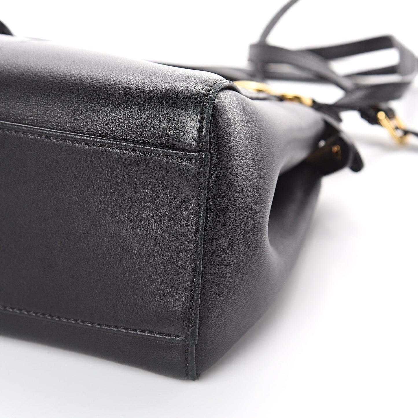 Nappa Mini Peekaboo Iconic Satchel Black