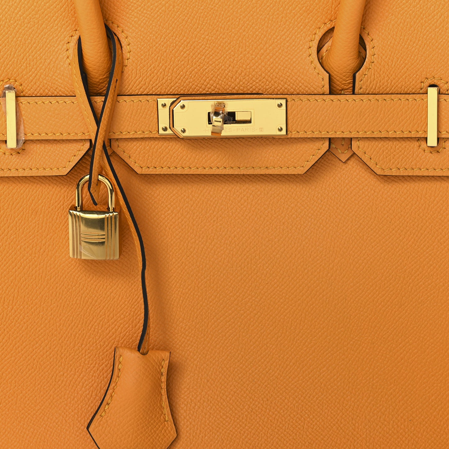 Epsom Horseshoe Birkin 30 Jaune D'Or