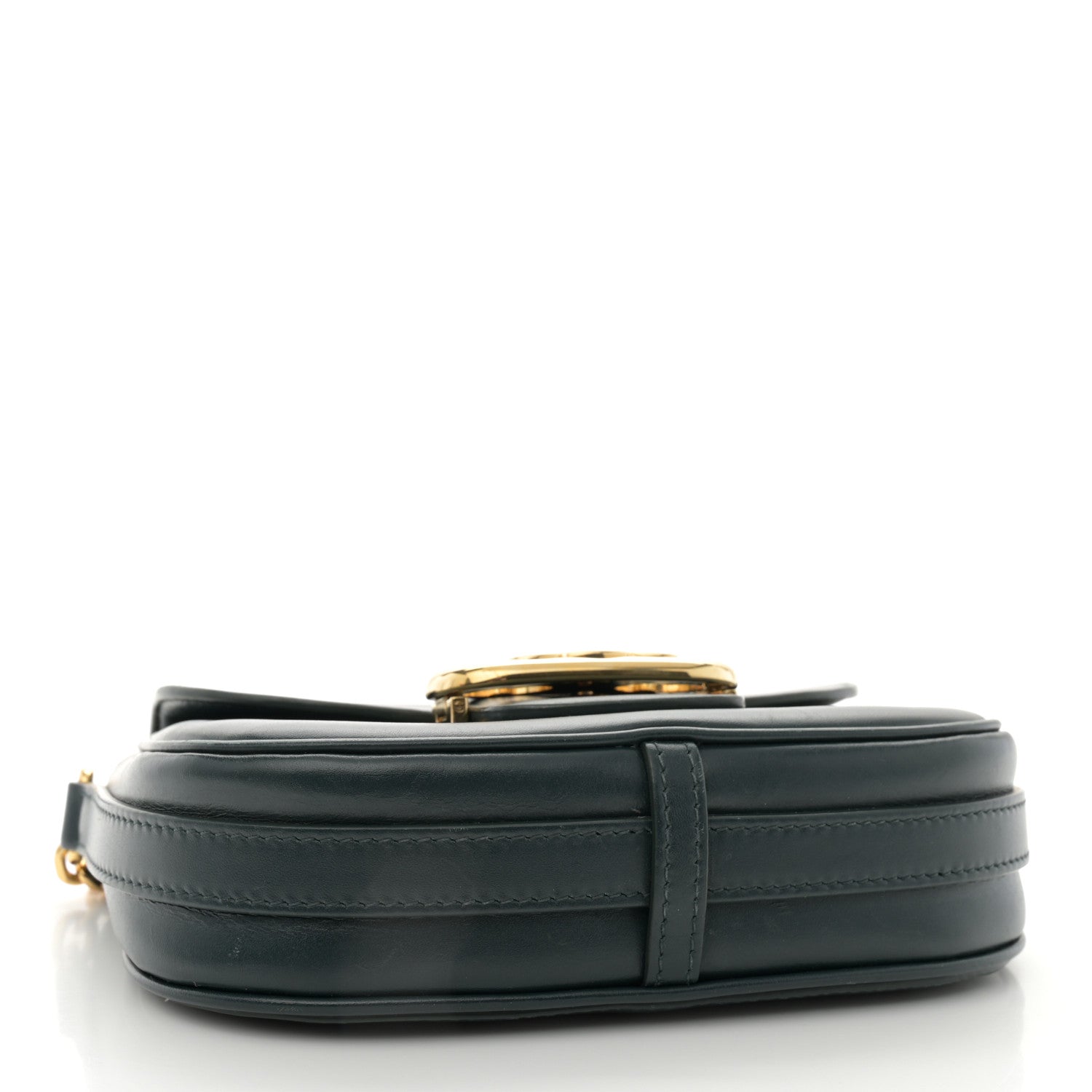 Celine Shiny Calfskin Medium Chain Maillon Triomphe Amazone 4 of 12