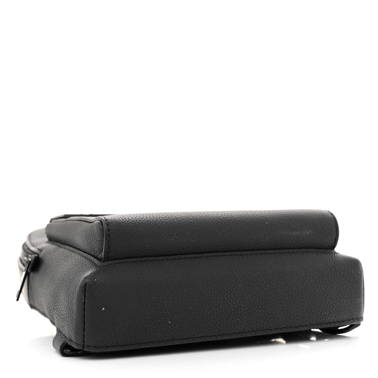 Louis Vuitton Grained Cowhide Aerogram Pilot Slingbag Black 4 of 11