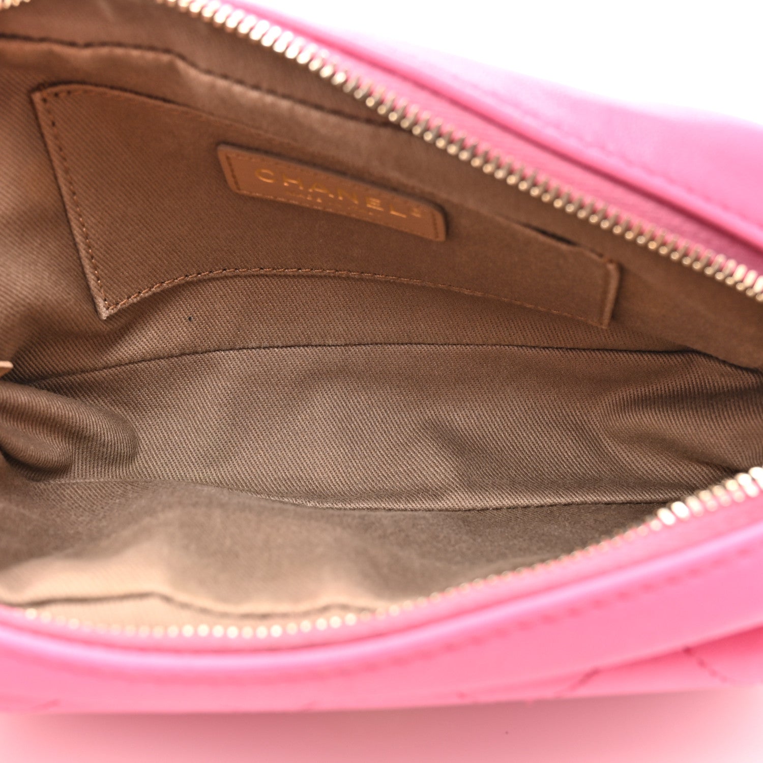 Chanel Goatksin Quilted Casual Trip Waist Bag Pink 5 of 17