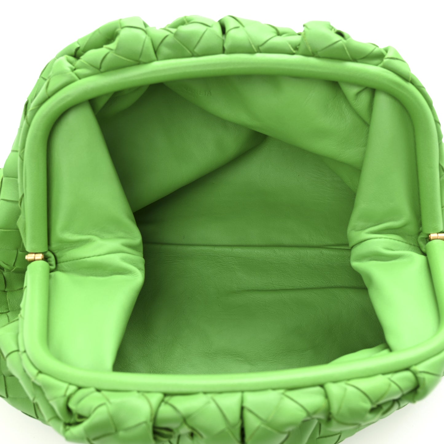 Nappa Maxi Intrecciato The Pouch Oversized Clutch Parakeet
