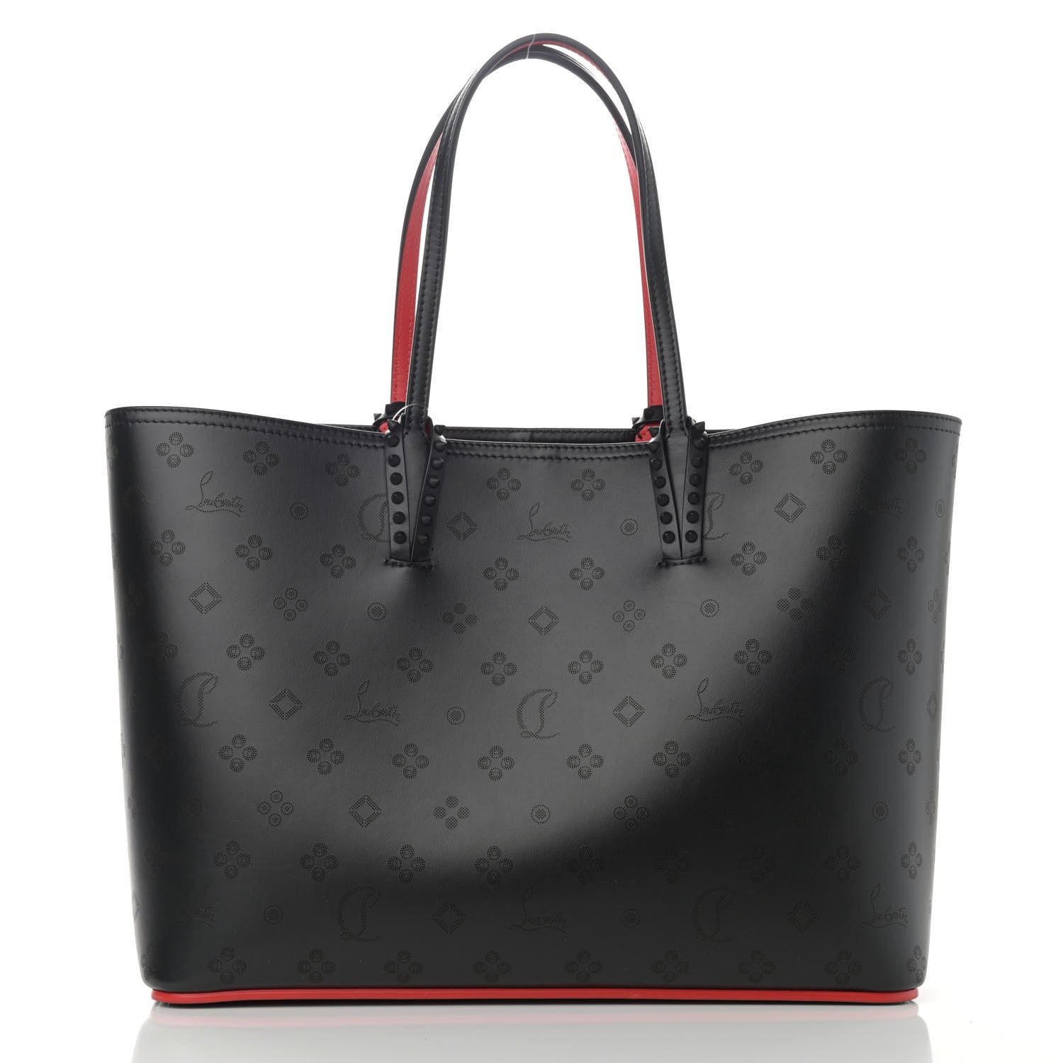 Christian Louboutin Calfskin Loubinthesky East West Cabata Tote Black 3 of 12