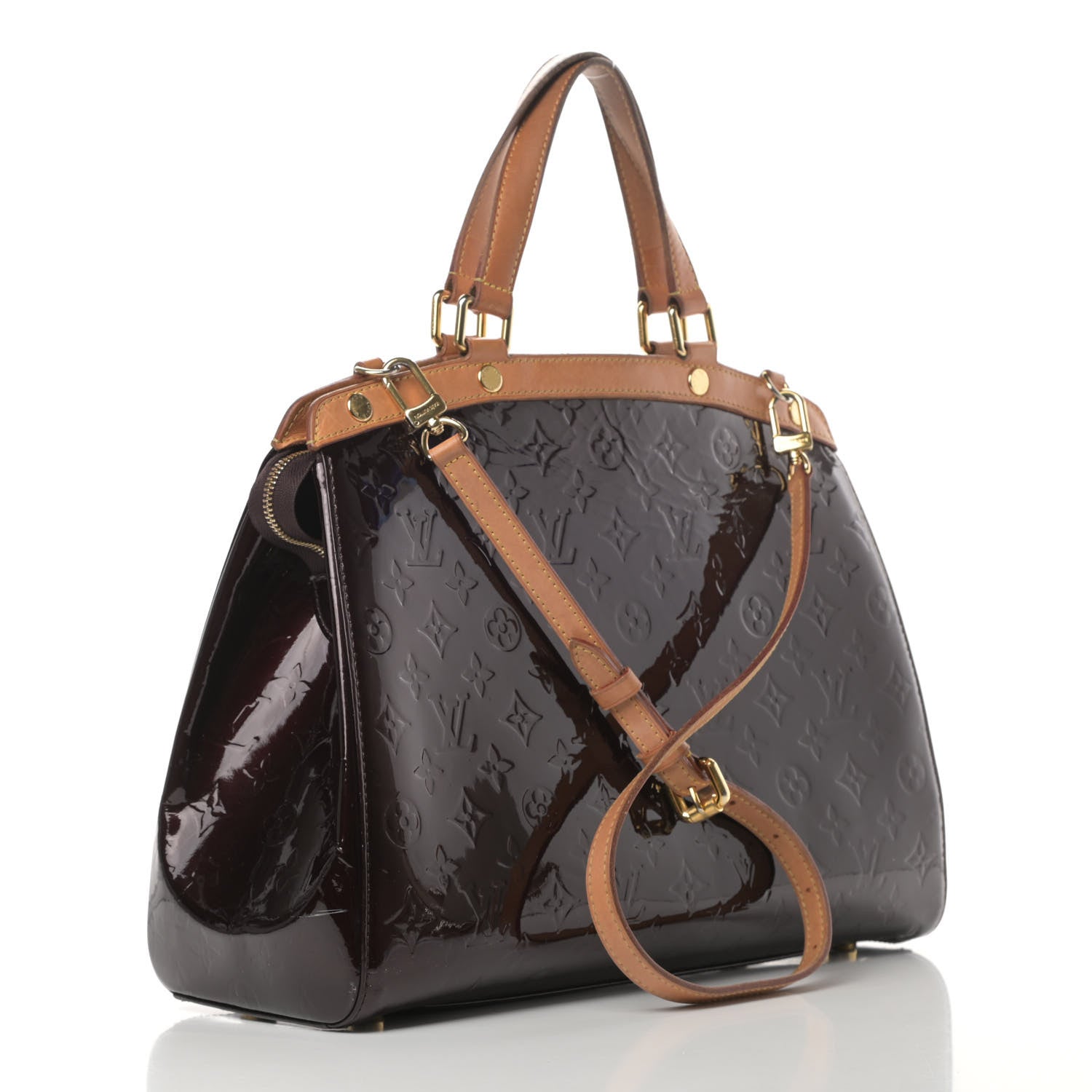 Louis Vuitton Vernis Brea GM Amarante 3 of 18