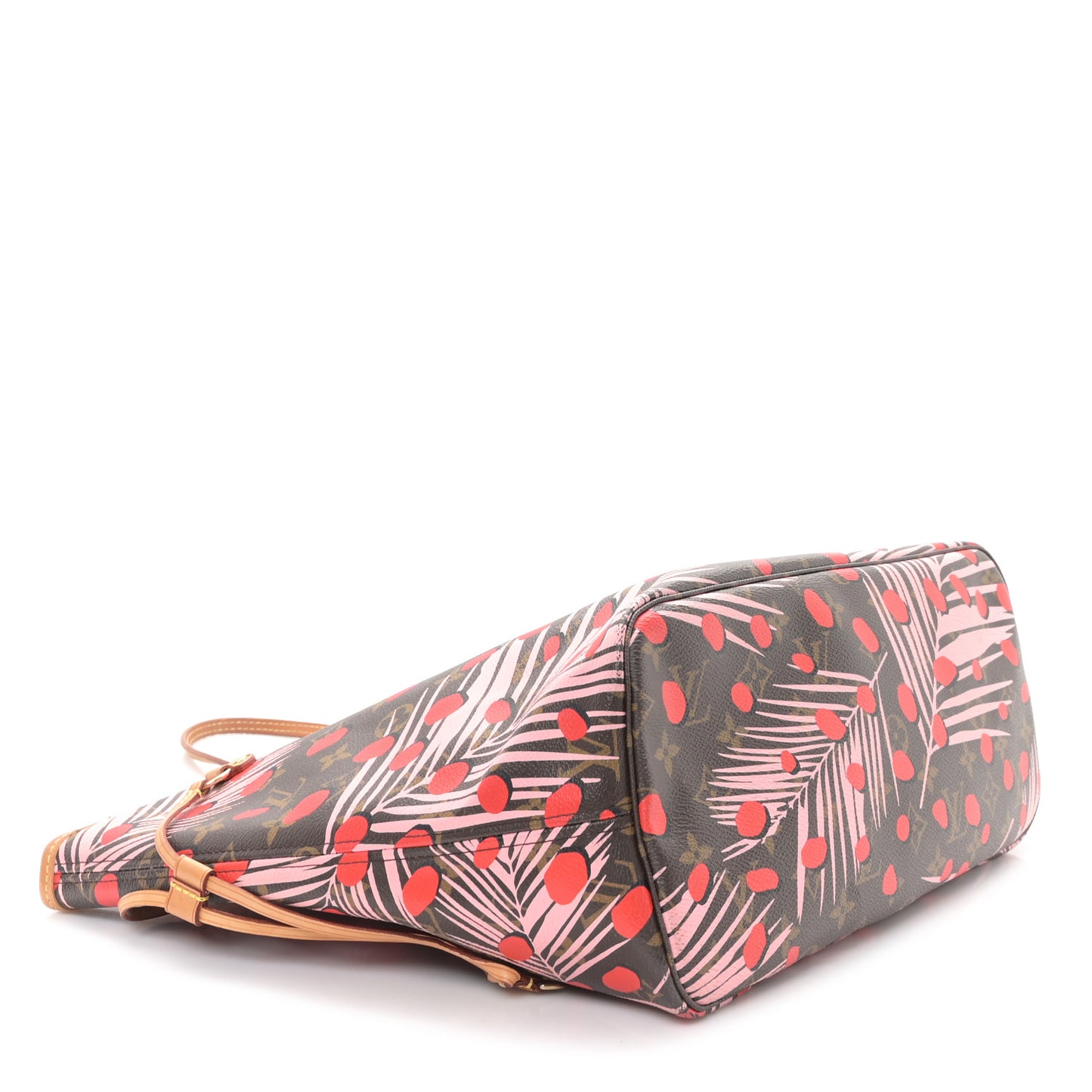 Monogram Jungle Dots Neo Neverfull MM Sugar Pink Poppy