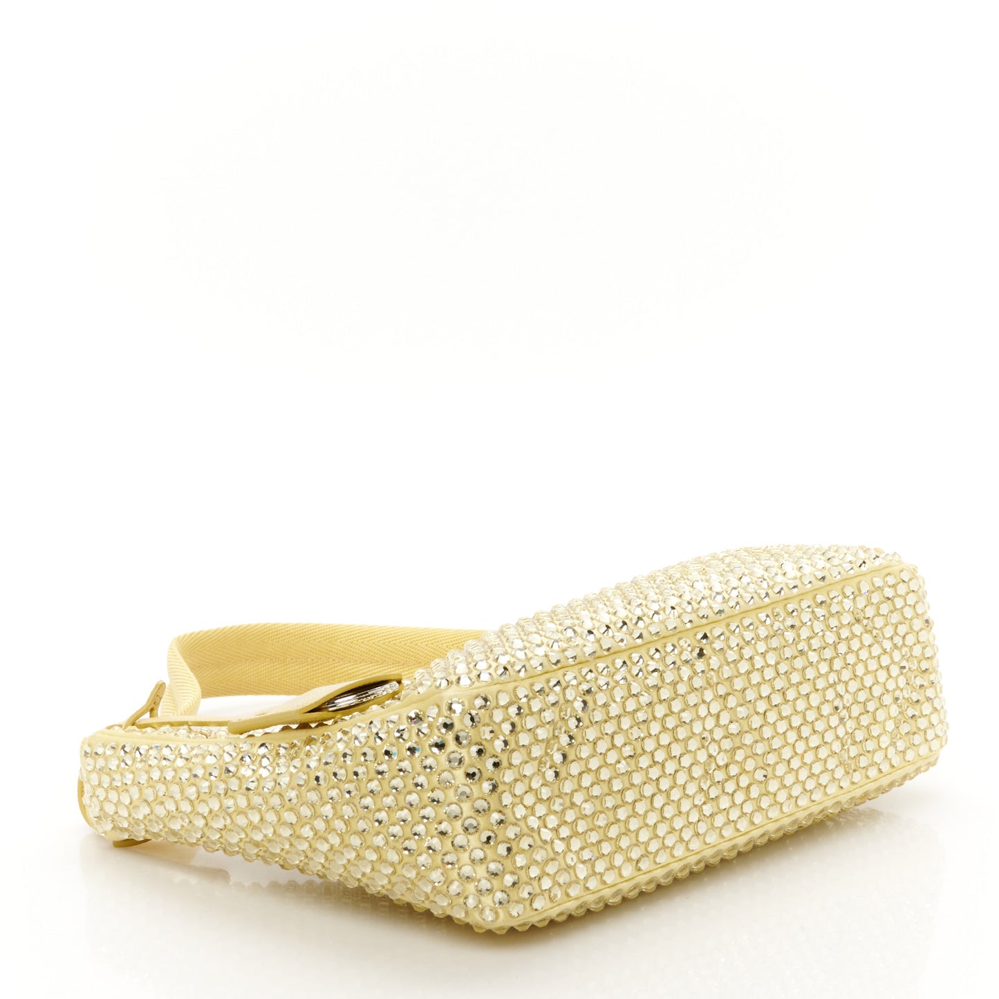 Satin Crystal Mini Re-Edition 2000 Bag Ananas