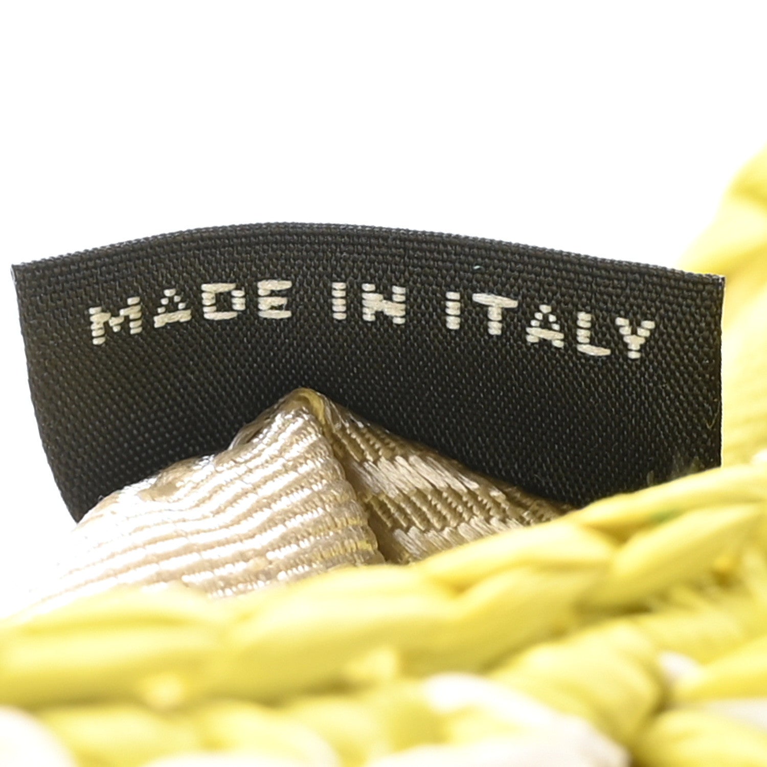 Prada Yarn Raffia Effect Crochet Embroidered Mini Re-Edition Shoulder Bag Cedro 8 of 11