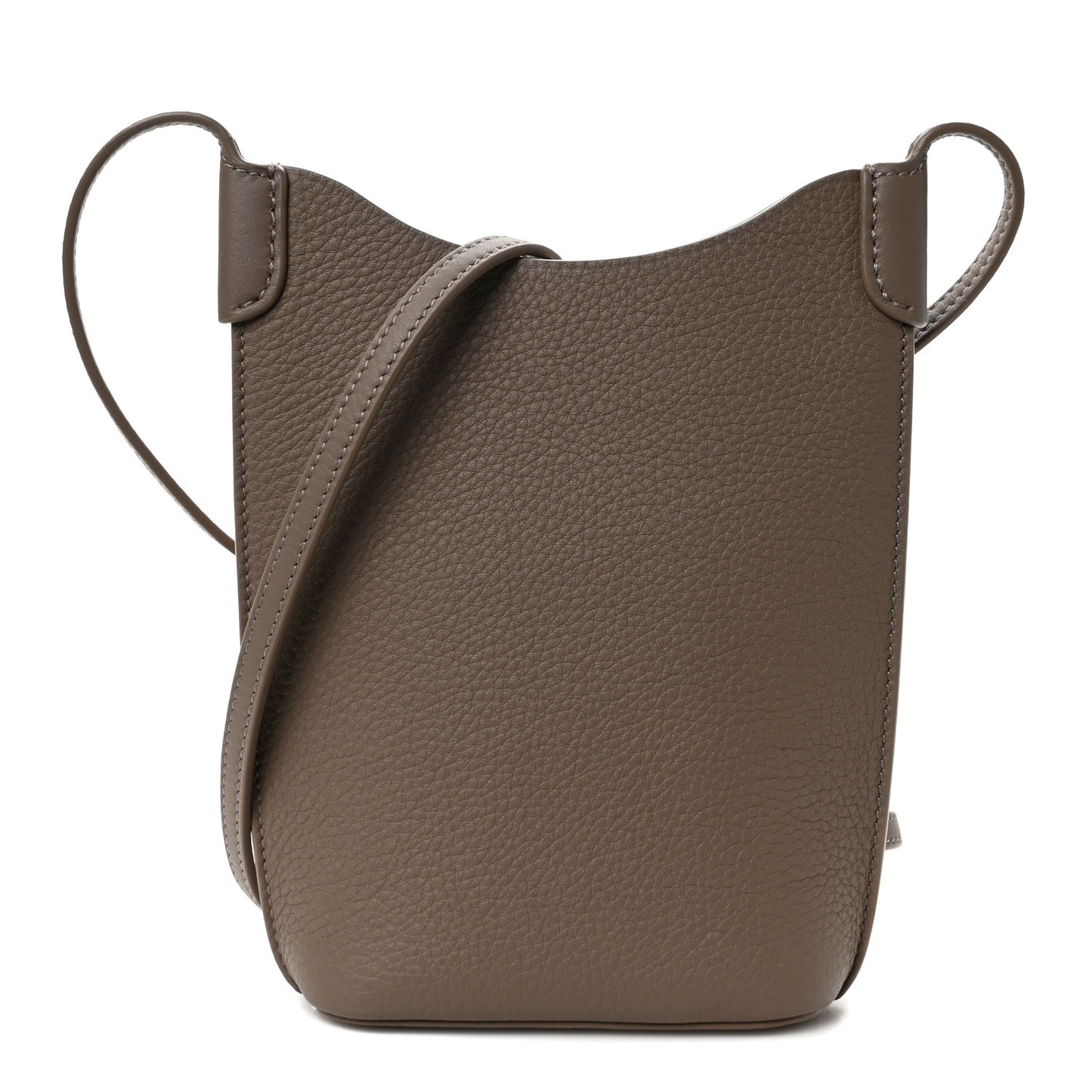 Grained Calfskin Bale Phone Case Warm Mastic