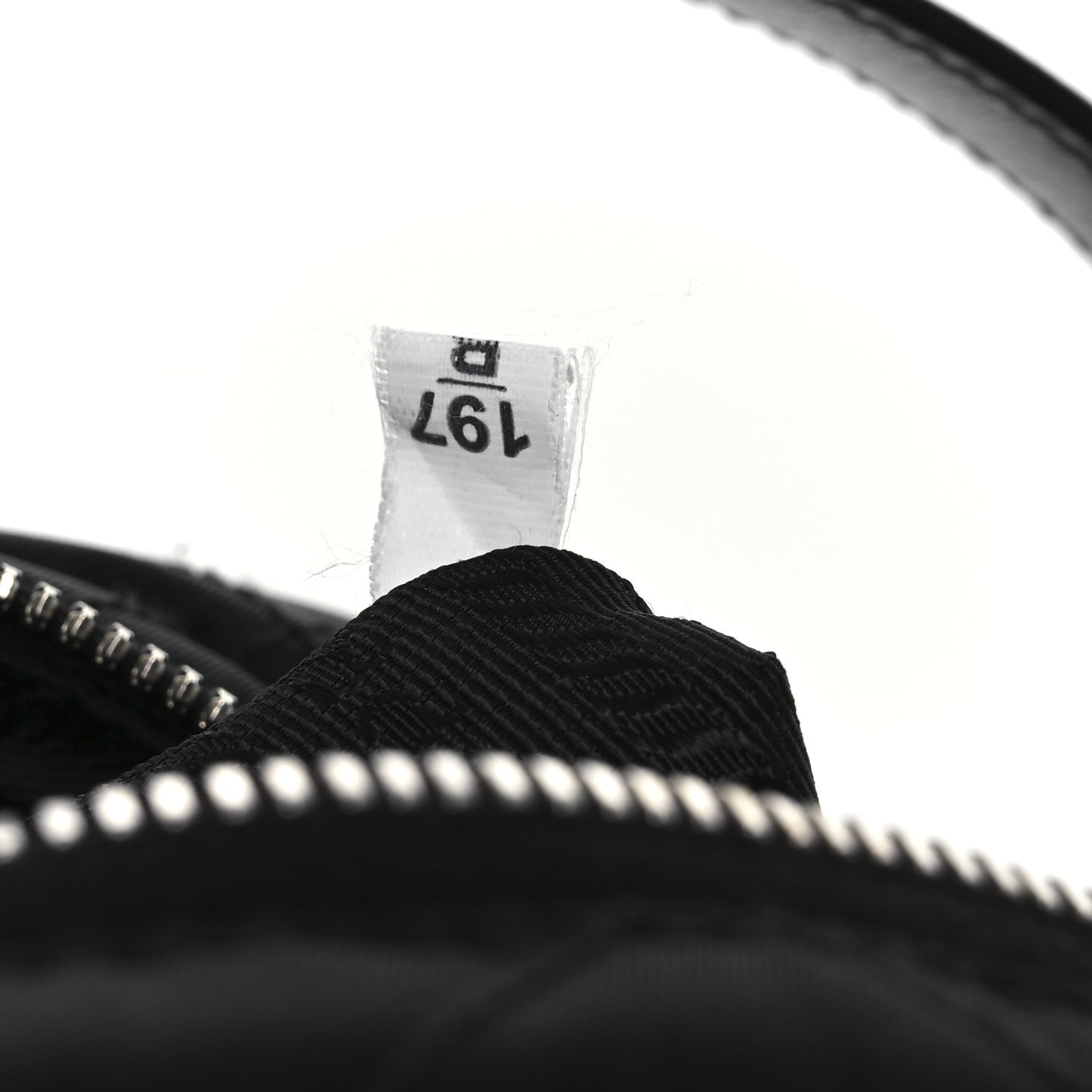 Nylon Tessuto Impuntu Quilted Backpack Black